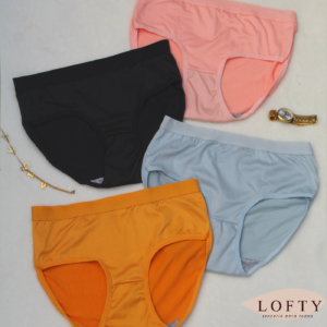 Set Lofty 4 panties algodón estilo básico