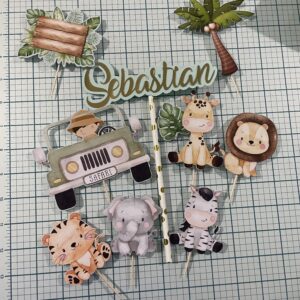 Cake Topper Safari