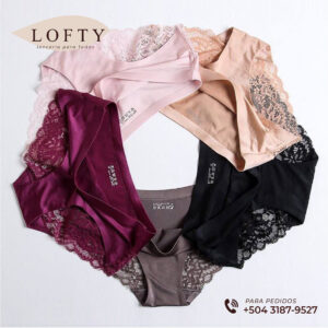 Set Lofty 4 panties encaje