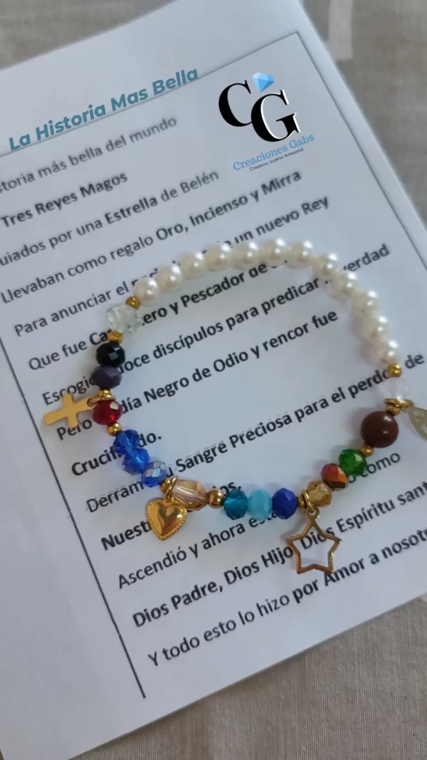 Pulsera la Historia de Jesus